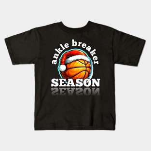 Ankle Breaker Basketball Christmas Kids T-Shirt